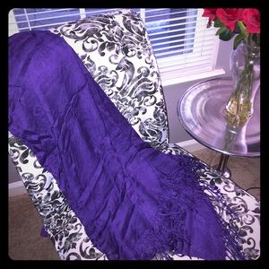 Purple Pashmina Scarf